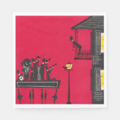 Serviette En Papier Jazz (Devant)