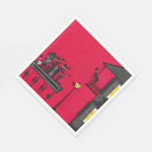 Serviette En Papier Jazz (Coin)
