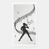Serviette En Papier Jazz Dance Silver (Devant)
