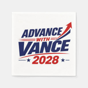 Serviette En Papier JD Vance pour l'élection présidentielle de 2028