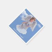 Serviette En Papier Je crois aux anges (Coin)