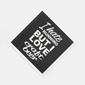 Serviette En Papier Je Déteste Courir Mais J'Aime La Bière Artisanale (Coin)