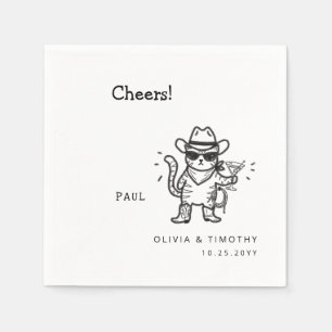 Serviette En Papier Je fais aussi des serviettes de mariage minimalist