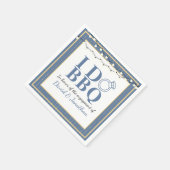 Serviette En Papier Je fais BBQ Couples Douche Gay LGBTQ Engagement Pa (Coin)