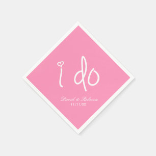 Serviette En Papier je fais - rose bubblegum