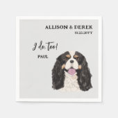 Serviette En Papier Je fais trop Chien Portraits Personnalisés Espagno (Devant)