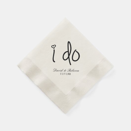 Serviette En Papier je le fais (Coin)