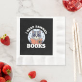 Serviette En Papier Je lis des livres interdits (En situation)