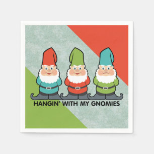 Serviette En Papier Je M'Accroche Avec Mes Gnomies Homies