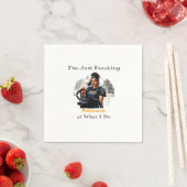 Serviette En Papier Je ne fais que frémir ... Classique (En situation)