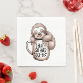 Serviette En Papier Je parie sans café (En situation)