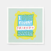 Serviette En Papier Je parle des devis Fluent FRIENDS™ - Peephole (Devant)