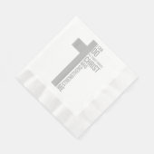 Serviette En Papier Je Peux Faire Tout Par Le Christ Qui Renforce (Coin)