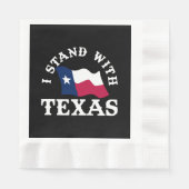 Serviette En Papier Je suis avec le Texas (Devant)