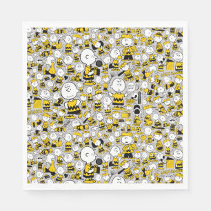 Serviette En Papier Je Suis Charlie Motif Brown