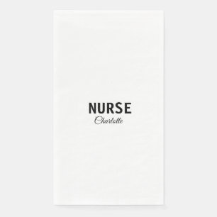 Serviette En Papier Je suis infirmière experte médical ajoutez votre n