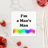 Serviette En Papier Je suis l'homme de A Man (En situation)