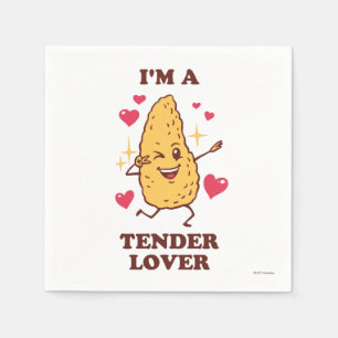 Serviette En Papier Je suis un amoureux des tendres