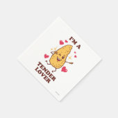 Serviette En Papier Je suis un amoureux des tendres (Coin)