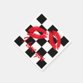 Serviette En Papier Je t'aime (Coin)