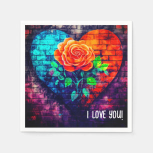 Serviette En Papier Je T'Aime