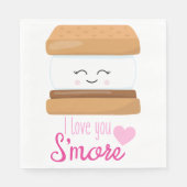 Serviette En Papier Je T'Aime Plus (Devant)