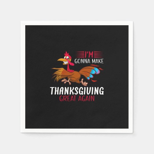 Serviette En Papier je vais rendre grâce à nouveau. (Devant)