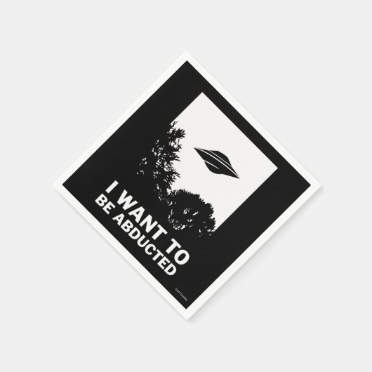 Serviette En Papier Je Veux Être Enlevé (Coin)