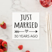 Serviette En Papier Je Viens De Me Marier Il Y A 30 Ans (En situation)