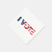 Serviette En Papier Je vote (Coin)