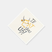 Serviette En Papier Je vous mangerai du graphisme (Coin)
