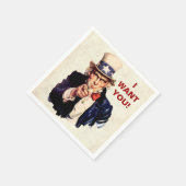 Serviette En Papier Je Vous Veux ! (Coin)