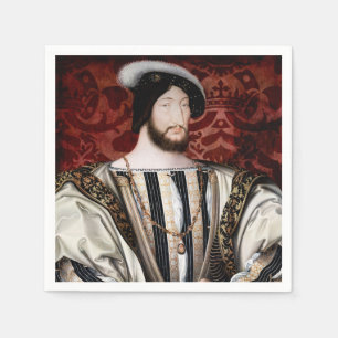 Serviette En Papier Jean Clouet - François Ier, Roi de France