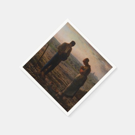 Serviette En Papier Jean-François Millet - L'Angelus (Coin)