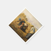 Serviette En Papier Jean-François Millet - Les Gleaners (Coin)
