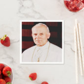 Serviette En Papier Jean-Paul II (En situation)