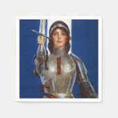 Serviette En Papier Jeanne d'Arc : La servante d'Orléans, héroïne du c (Devant)