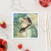 Serviette En Papier Jeanne (printemps) Edouard Manet (En situation)