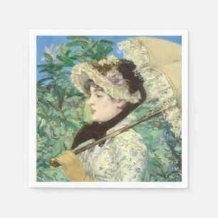 Serviette En Papier Jeanne (printemps) Edouard Manet