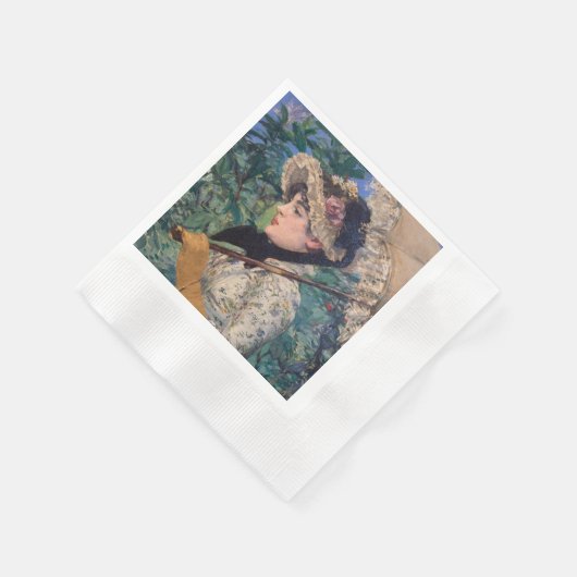 Serviette En Papier Jeanne (Printemps) Par Édouard Manet (Coin)