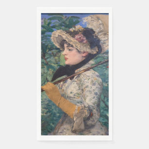 Serviette En Papier Jeanne (Printemps) Par Édouard Manet