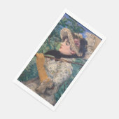 Serviette En Papier Jeanne (Printemps) Par Édouard Manet (Coin)