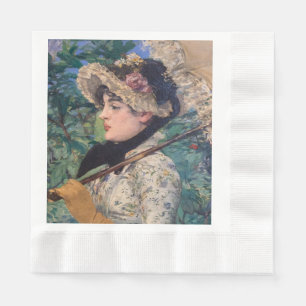 Serviette En Papier Jeanne (Printemps) Par Édouard Manet