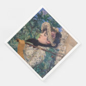 Serviette En Papier Jeanne (Printemps) Par Édouard Manet (Coin)