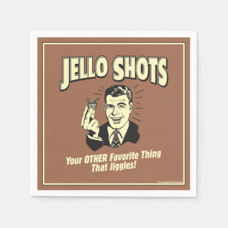 Serviette En Papier Jello Shots : Autre Chose Favorite