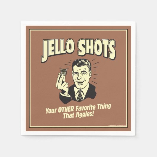 Serviette En Papier Jello Shots : Autre Chose Favorite (Devant)