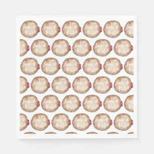 Serviette En Papier Jelly Donut Doughnut Hanoukka Chanukkah Sufganiyah