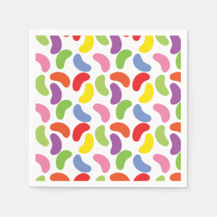 Serviette En Papier Jelly Haricots Motif Coloré mignon