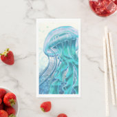 Serviette en papier Jellyfish | Captivating Grace (En situation)