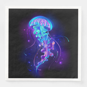 Serviette En Papier Jellyfish éclatante couleur